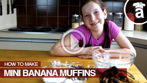 How to make Mini Banana Muffins