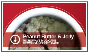 Peanut Butter Microwave Mug Cake